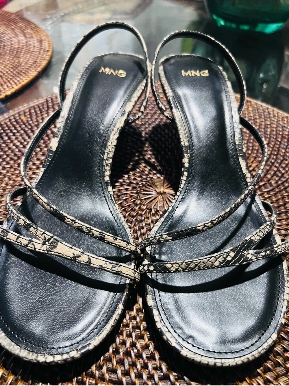 Mango Slingback Sandals